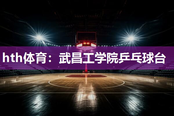 <strong>hth体育：武昌工学院乒乓球台</strong>
